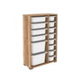 Hanah Home Rine 2D4K8U Nogal y Blanco